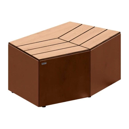 Banc en pentagone Banc en pentagone