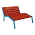 Chaise longue urbaine en bois Chaise longue urbaine en bois