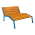 Chaise longue urbaine en bois Chaise longue urbaine en bois
