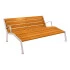 Chaise longue urbaine en bois Chaise longue urbaine en bois