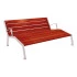Chaise longue urbaine en bois Chaise longue urbaine en bois