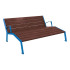 Chaise longue urbaine en plastique recyclé Chaise longue urbaine en plastique recyclé
