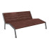 Chaise longue urbaine en plastique recyclé Chaise longue urbaine en plastique recyclé