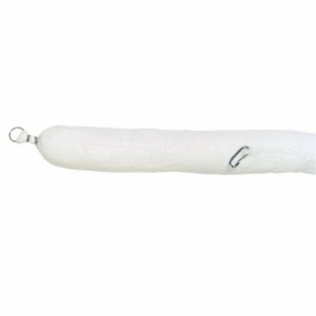 Maillage extérieur résistant qui enferme un boudin à enveloppe et contenu en polypropylène hautement absorbant; le contenu ne se répandra pas et les Barrages ne coulerons pas, même lorsque saturés d'huile Maillage extérieur résistant qui enferme un boudin à enveloppe et contenu en polypropylène hautement absorbant; le contenu ne se répandra pas et les Barrages ne coulerons pas, même lorsque saturés d'huile