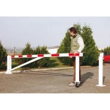 Barrière pivotante sur roue de grande longueur Barrière pivotante sur roue de grande longueur