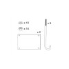 Kit de pose pour portique fixe universel