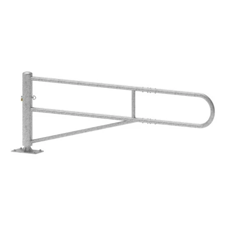 Barrière de maîtrise d'accès 3 mètres galvanisée Barrière de maîtrise d'accès 3 mètres galvanisée