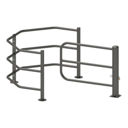 Barrière tournante + Barrière sélective fixe Barrière tournante + Barrière sélective fixe