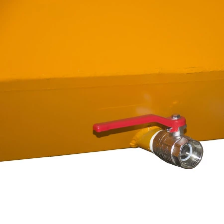 Robinet de vidange sur bac à copeaux modèle CS Robinet de vidange sur bac à copeaux modèle CS