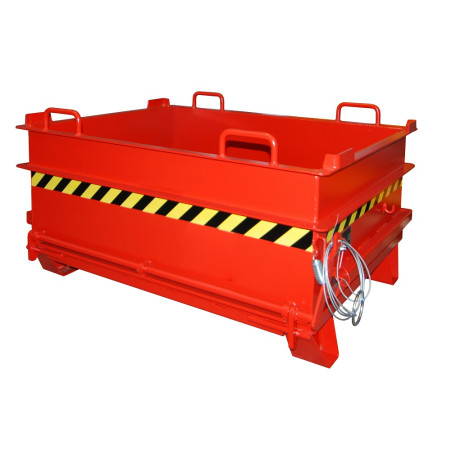 Benne BC 500, peint, RAL 3000 rouge feu Benne BC 500, peint, RAL 3000 rouge feu