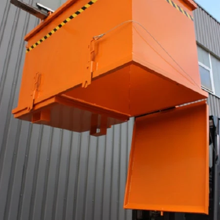 Benne à fond ouvrant avec 2 compartiments de 900 litres Benne à fond ouvrant avec 2 compartiments de 900 litres