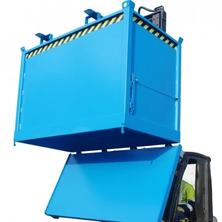 Ouverture benne FB bleue. Fabrication Bauer Ouverture benne FB bleue. Fabrication Bauer