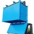 Ouverture benne FB bleue. Fabrication Bauer Ouverture benne FB bleue. Fabrication Bauer
