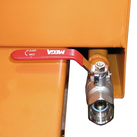 Robinet de vidange pour la benne à copeaux modèle SGU Robinet de vidange pour la benne à copeaux modèle SGU