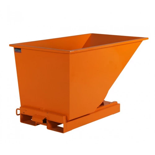 Benne auto-basculante de 300 L Orange