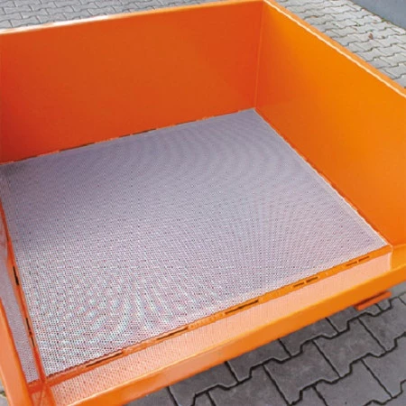 Benne à copeaux équipée d'une gille de fitration. Volume de 300 à 1500 Litres Benne à copeaux équipée d'une gille de fitration. Volume de 300 à 1500 Litres