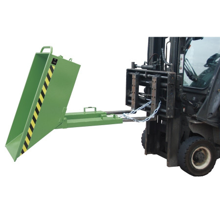 Benne basculante type KN. Coloris vert Benne basculante type KN. Coloris vert