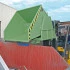Couvercle galva ouvrant 2 côtés pour benne basculante Couvercle galva ouvrant 2 côtés pour benne basculante