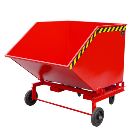 Chariot à copeaux SKW-ET. Coloris rouge Chariot à copeaux SKW-ET. Coloris rouge