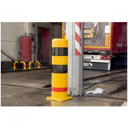 Poteau 273 mm en utilisation Poteau 273 mm en utilisation