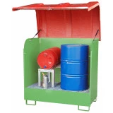 Box de rétention acier - 2 fûts type GD Box de rétention acier - 2 fûts type GD