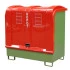 Armoire pour produits dangereux - Stockage de 2 fûts de 200 litres et petits récipients Armoire pour produits dangereux - Stockage de 2 fûts de 200 litres et petits récipients
