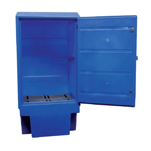 Box de rétention plastique avec porte - 1 fût
