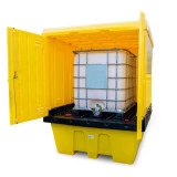 Box de rétention plastique avec portes - 1 IBC Box de rétention plastique avec portes - 1 IBC