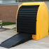 Box de rétention sécurisé en polyéthylène avec rampe Box de rétention sécurisé en polyéthylène avec rampe