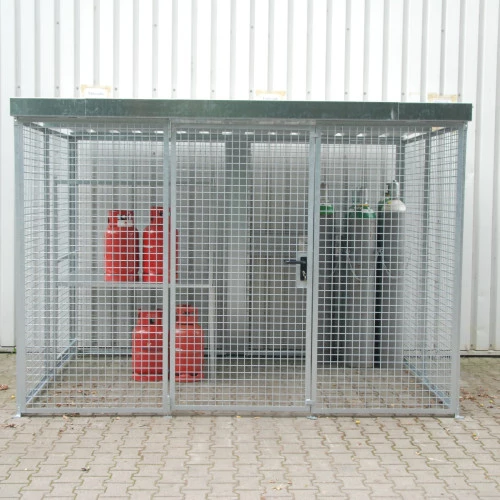 Box pour bouteilles de gaz GFC-M-DF avec toit