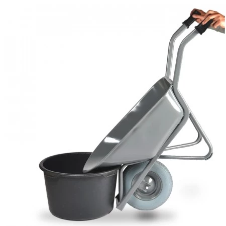 Brouette ergonomique en acier 250 kg Brouette ergonomique en acier 250 kg