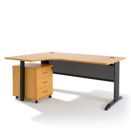 Bureau d'angle piètement L Bureau d'angle piètement L
