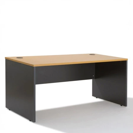 Bureau individuel piètement plein