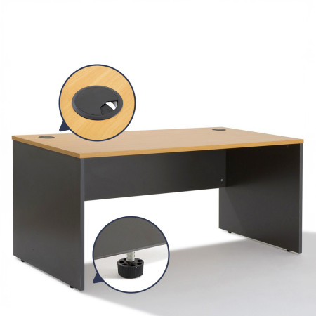 bureau piétement plein bureau piétement plein