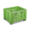 Caisse palette plastique aérée 1200 x 1000