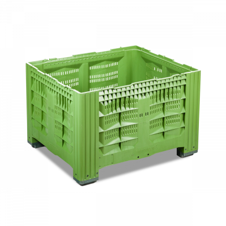 Caisse palette plastique aérée 1200 x 1000 Caisse palette plastique aérée 1200 x 1000