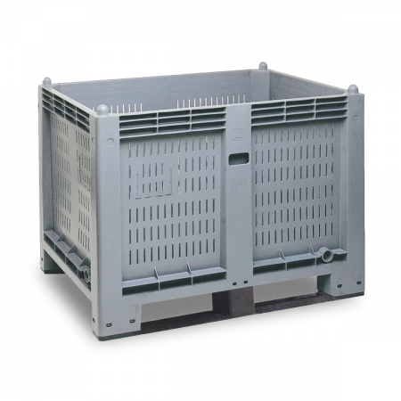 Caisse palette plastique ajourée 1200 x 800 Caisse palette plastique ajourée 1200 x 800