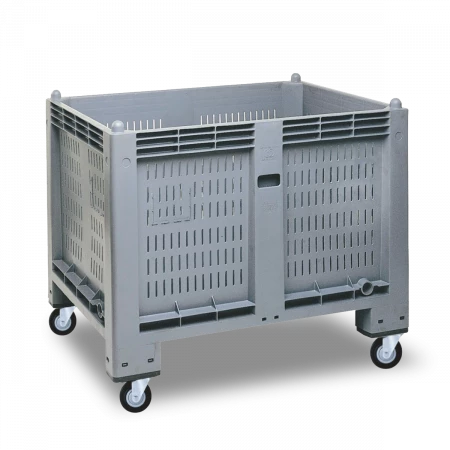 Caisse palette plastique ajourée 1200 x 800 Caisse palette plastique ajourée 1200 x 800