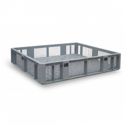 Caisse palette plastique ajourée légère 1200 x 1000