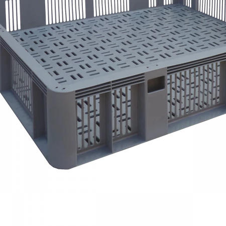 Caisse palette plastique ajourée légère 1200 x 1000 Caisse palette plastique ajourée légère 1200 x 1000