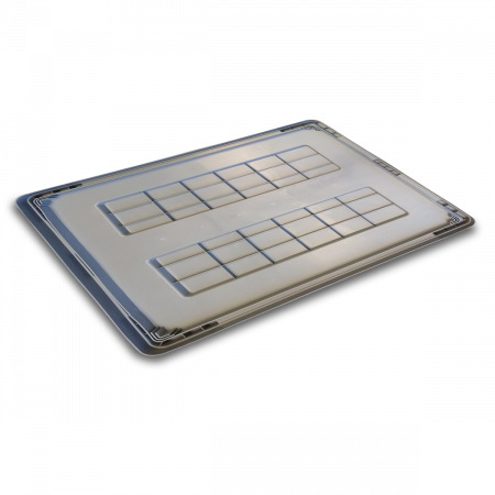 Couvercle pour caisse palette plastique 1200 x 1000 Couvercle pour caisse palette plastique 1200 x 1000