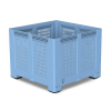 Caisse palette plastique ajourée renforcée gd volume 1200 x 1200