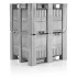 Caisse palette plastique monobloc couleur 1200 x 1000 Caisse palette plastique monobloc couleur 1200 x 1000