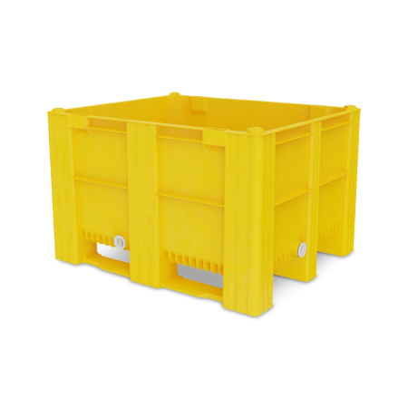 Caisse palette plastique monobloc pleine 1200 x 1000 Caisse palette plastique monobloc pleine 1200 x 1000