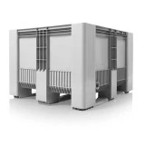 Caisse palette plastique pleine monobloc renforcée 1200 x 1000 Caisse palette plastique pleine monobloc renforcée 1200 x 1000