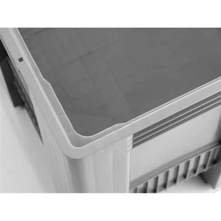 Caisse palette plastique pleine monobloc renforcée 1200 x 1000 Caisse palette plastique pleine monobloc renforcée 1200 x 1000