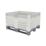 Caisse palette plastique démontable ajourée 1200 x 1000 Caisse palette plastique démontable ajourée 1200 x 1000