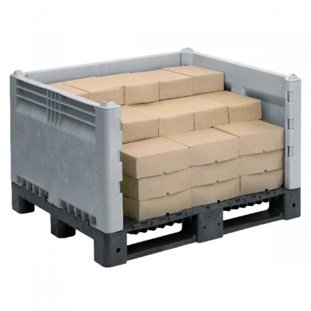 Caisse palette plastique démontable ajourée 1200 x 1000 Caisse palette plastique démontable ajourée 1200 x 1000