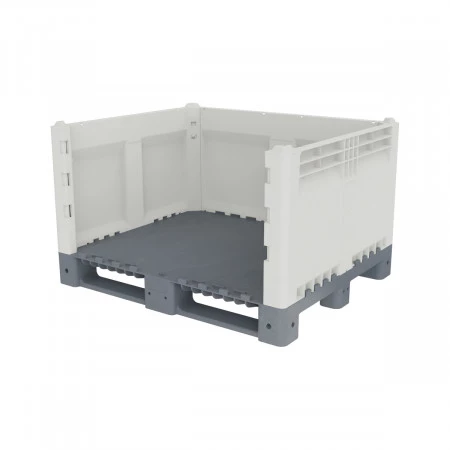 Caisse palette plastique démontable ajourée 1200 x 1000 Caisse palette plastique démontable ajourée 1200 x 1000
