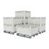 Caisse palette plastique démontable ajourée 1200 x 1000 Caisse palette plastique démontable ajourée 1200 x 1000